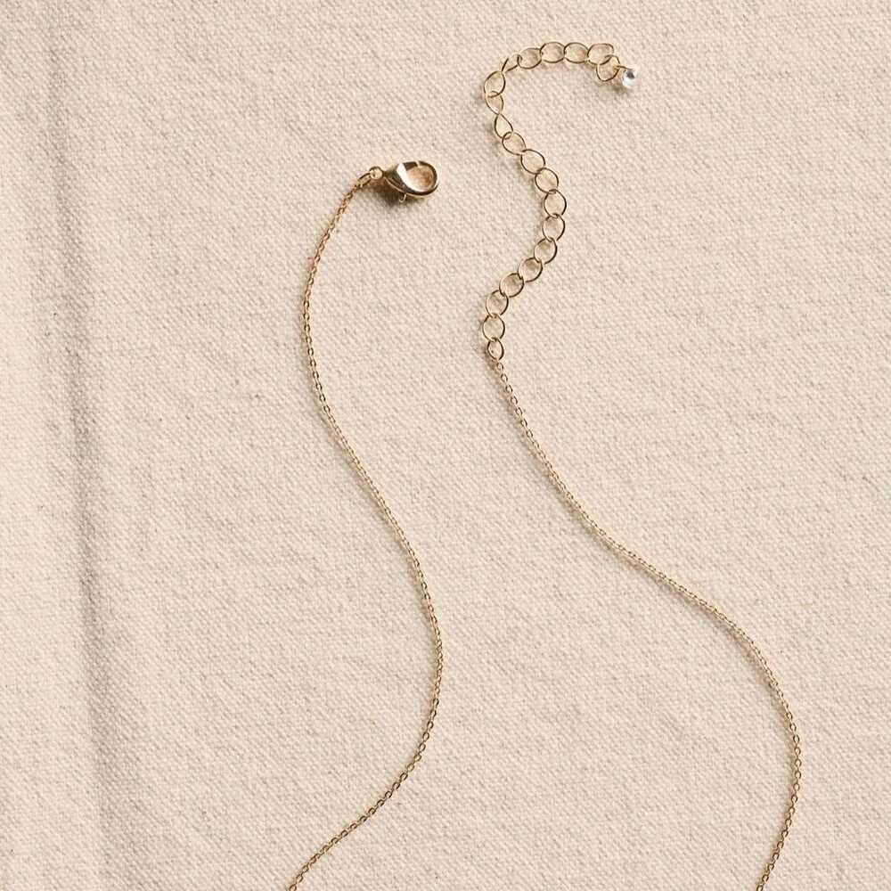 NWT Free People FP Signature Spinner Necklace in Gold